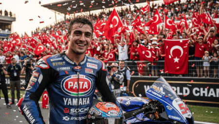 Milli motosikletçi Toprak Razgatlıoğlu, dünya şampiyonluğunu garantiledi